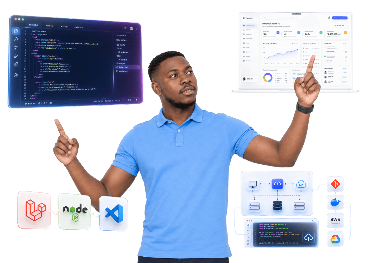 Applications Web/Mobile à Dakar — Agence Moov
